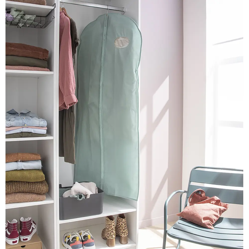 Чехол для одежды SPACEO с окном 60x135 см для сезонного гардероба 82658198 STLM-0033015 - Вид №7