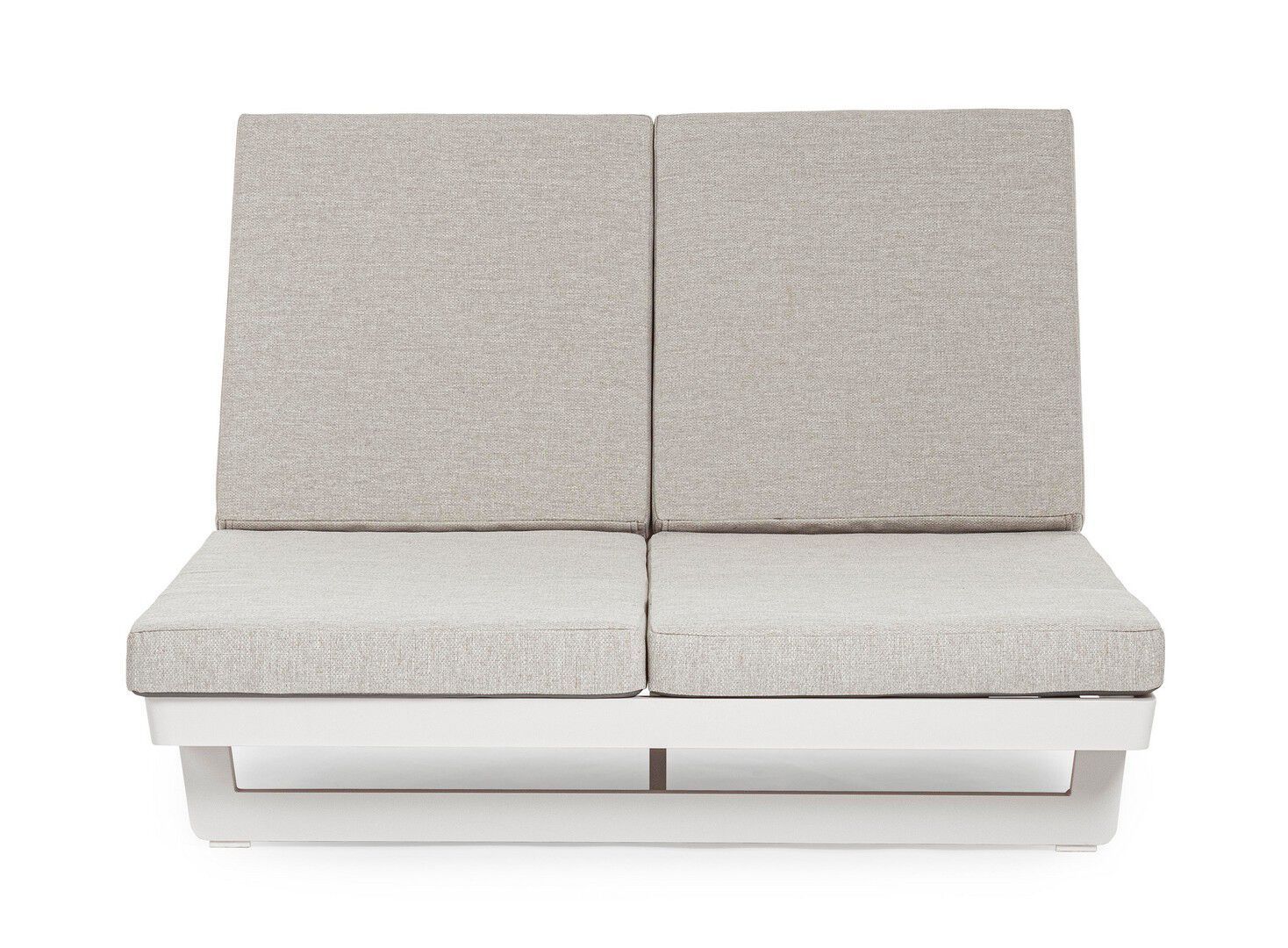 Двуспальная Садовая кровать с откидной спинкой из ткани BIZZOTTO Infinity ARCH-00146057 - Вид №10