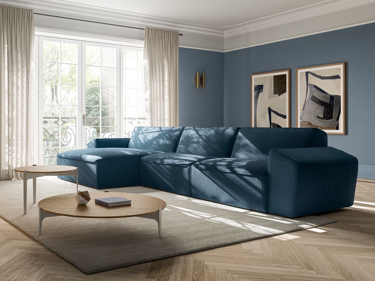 Секционный диван из ткани Santalucia Mobili EVAN ARCH-00040766 - Вид №2