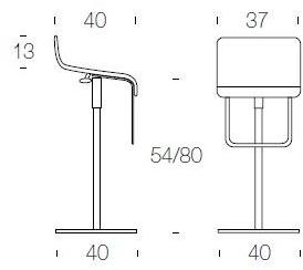 Tonin Casa Стул из мягкой кожи с подставкой для ног sun-id-1357435 - Вид №3