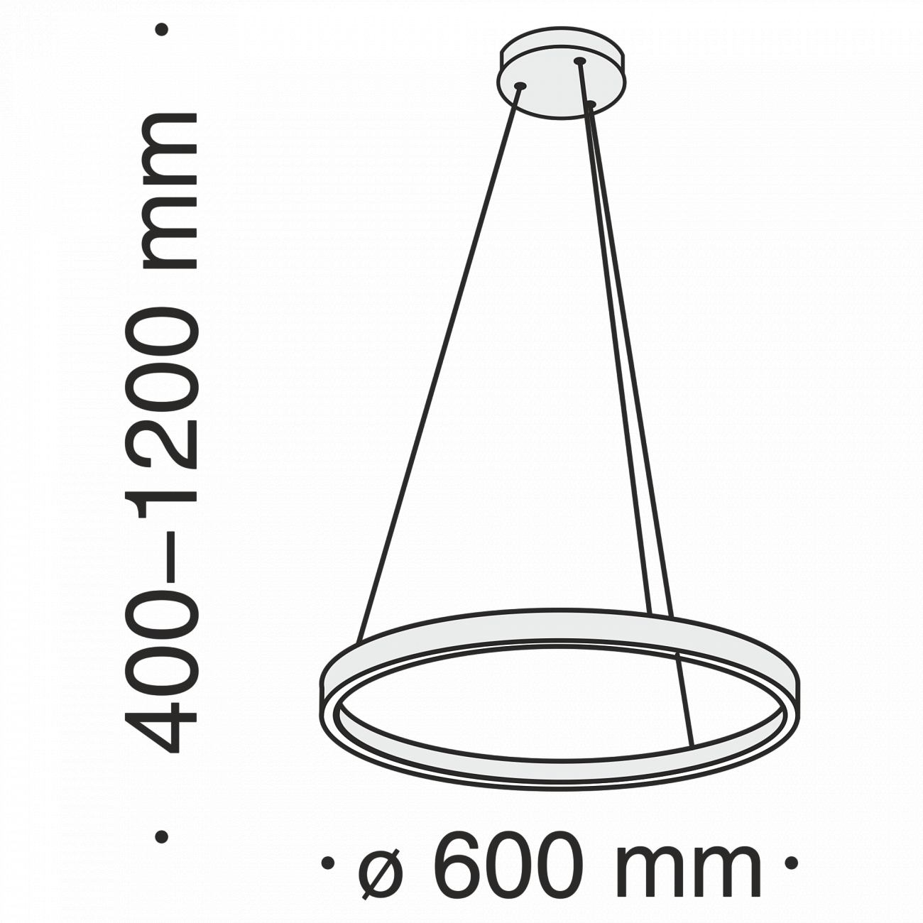 Светильник подвесной светодиодный с алюминиевым плафоном 60 см латунь Rim MOD058PL-L32BS4K TECHNICAL TECHNICAL 00-3957049 Латунь  - Вид №4
