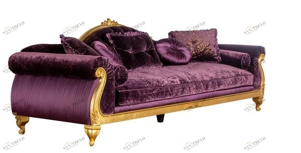 Диван Stradivari 675ER прямой фиолетовый UNICO ДИЗАЙНЕРСКИЕ 249046 Фиолетовый 