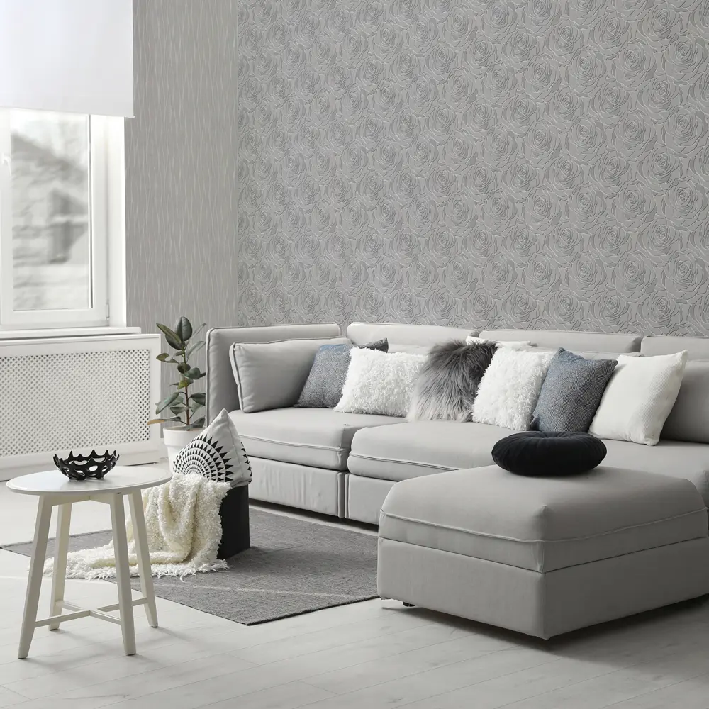 Обои флизелиновые Аспект Ру Флирт серые 1.06 м 30226-41 83235945 STLM-2073692 - Вид №3
