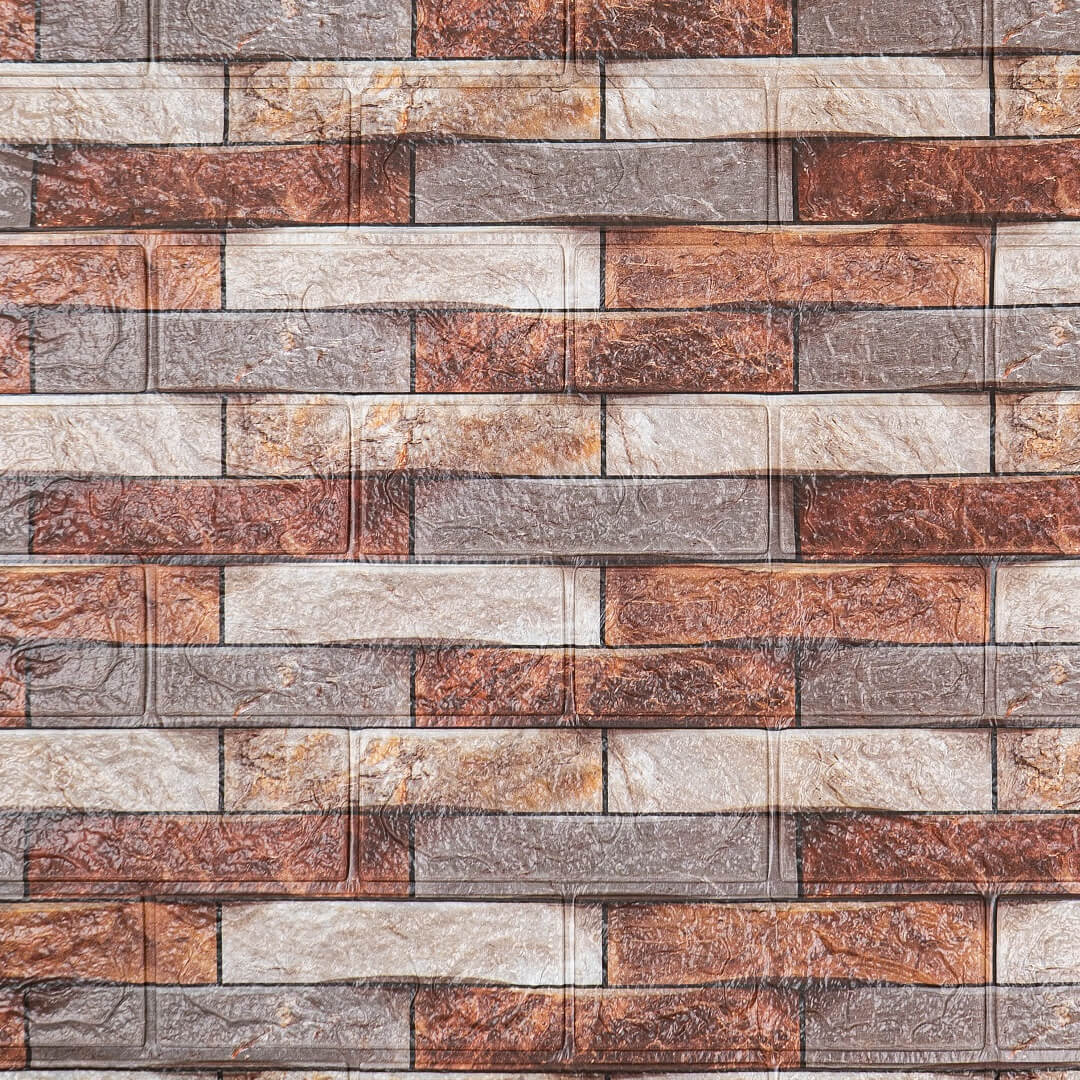 Панель ПВХ на клеевой основе "Ред Кастл" 700*770мм Ultra (10шт) ДОНГХАЙ STSR-665