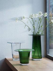 Ваза из дутого стекла