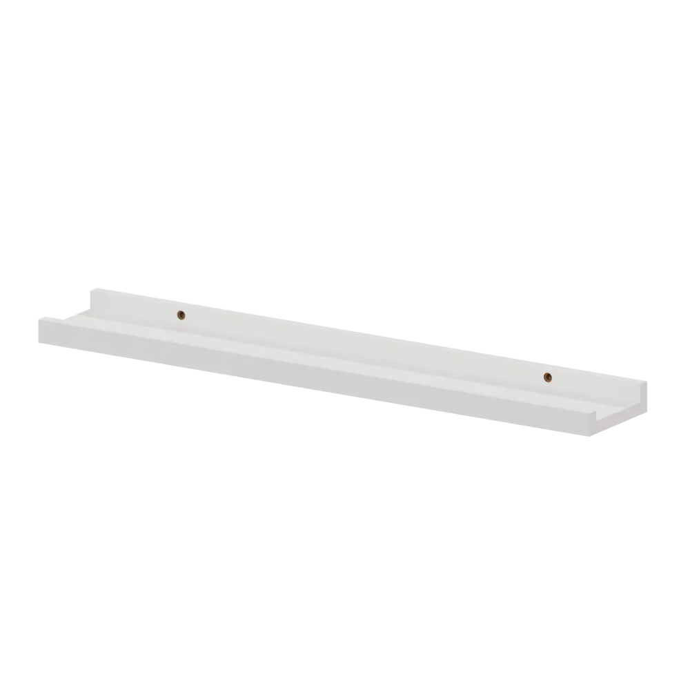 Полка настенная Spaceo White 60x10 см МДФ цвет белый 82877519 STLM-2139078  - Вид №1