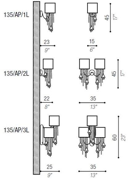 Aiardini Бра отраженного света с кристаллами Alice sun-id-1430054 - Вид №1