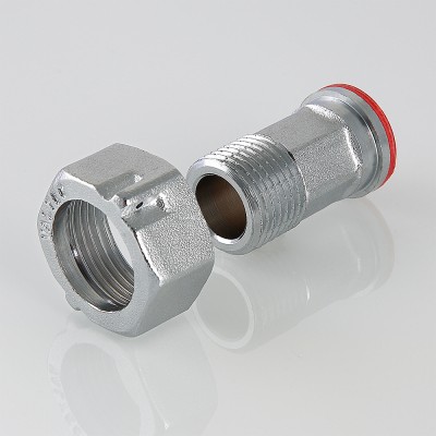 VTr.611.N.0005 Полусгон с накидной гайкой Valtec 3/4"  - Вид №3