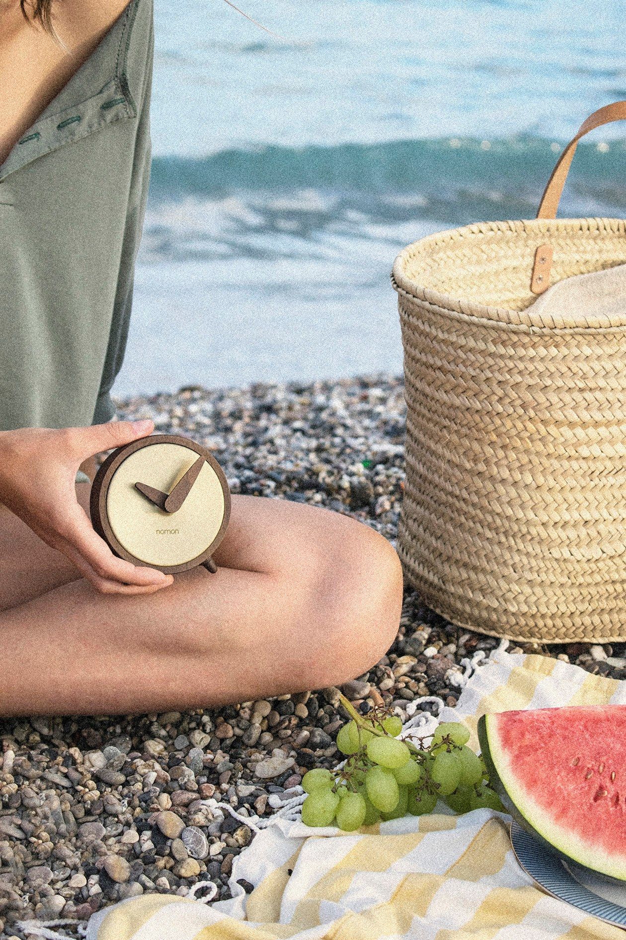 Деревянные и металлические настольные часы NOMON Atomo ARCH-00021201 - Вид №4