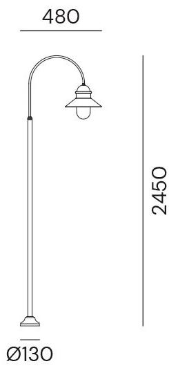 Il Fanale Садовый фонарь из металла Borgo sun-id-1512402 - Вид №1