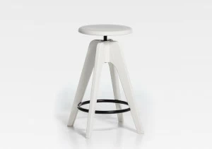 SIPA Табурет из лакированного дерева с регулируемой высотой Tommy