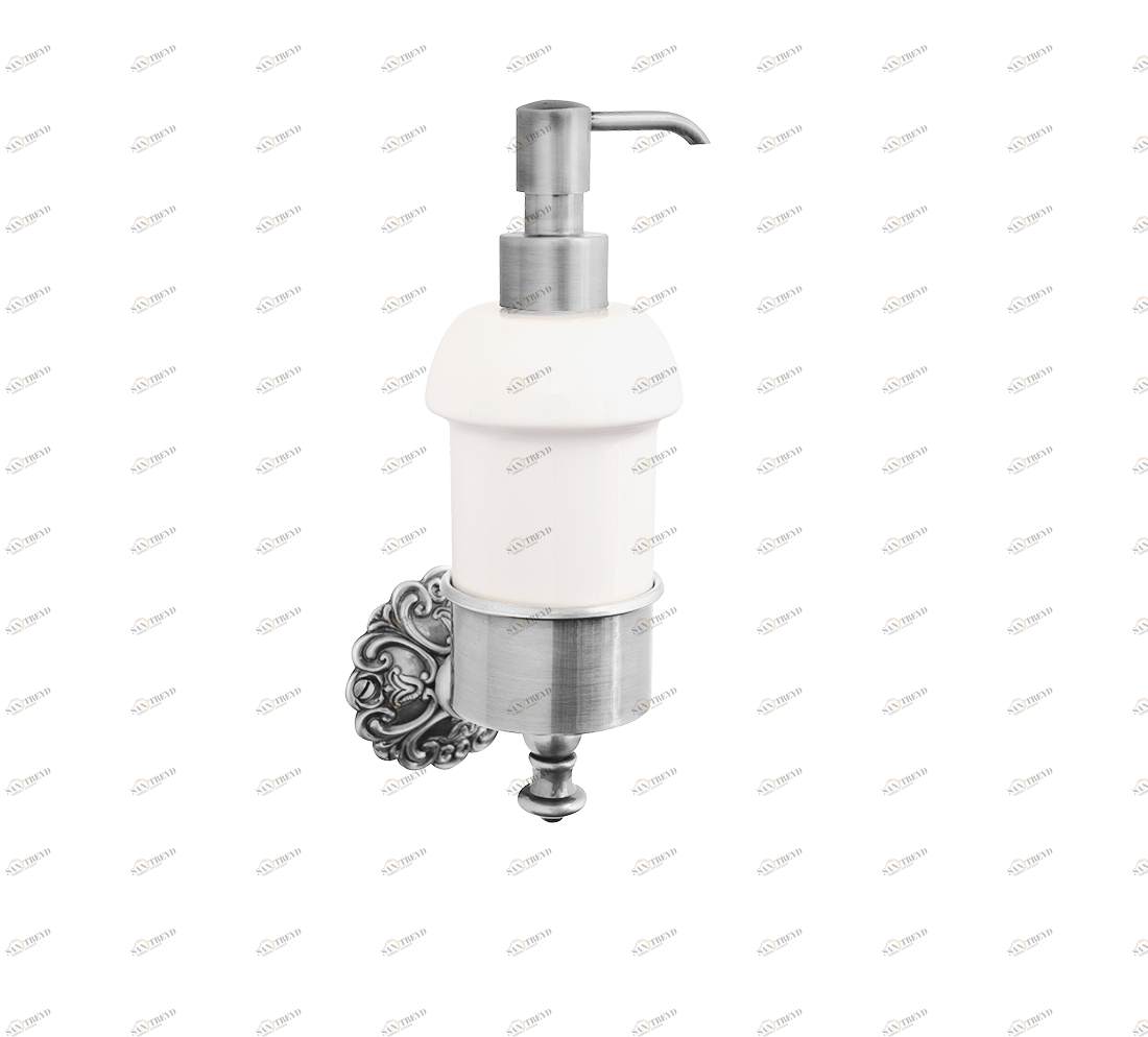 Gentry Home Настенный керамический подстаканник Ivy Хром GH102649 