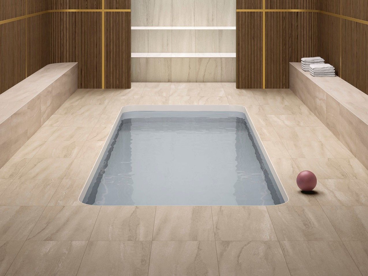 Пол / облицовка керамогранита с эффектом камня Fiandre Neo Genesis ARCH-00059181