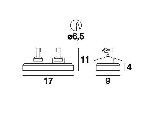 Linea Light 6371 Incasso встраиваемый потолочный 73219 - Вид №1