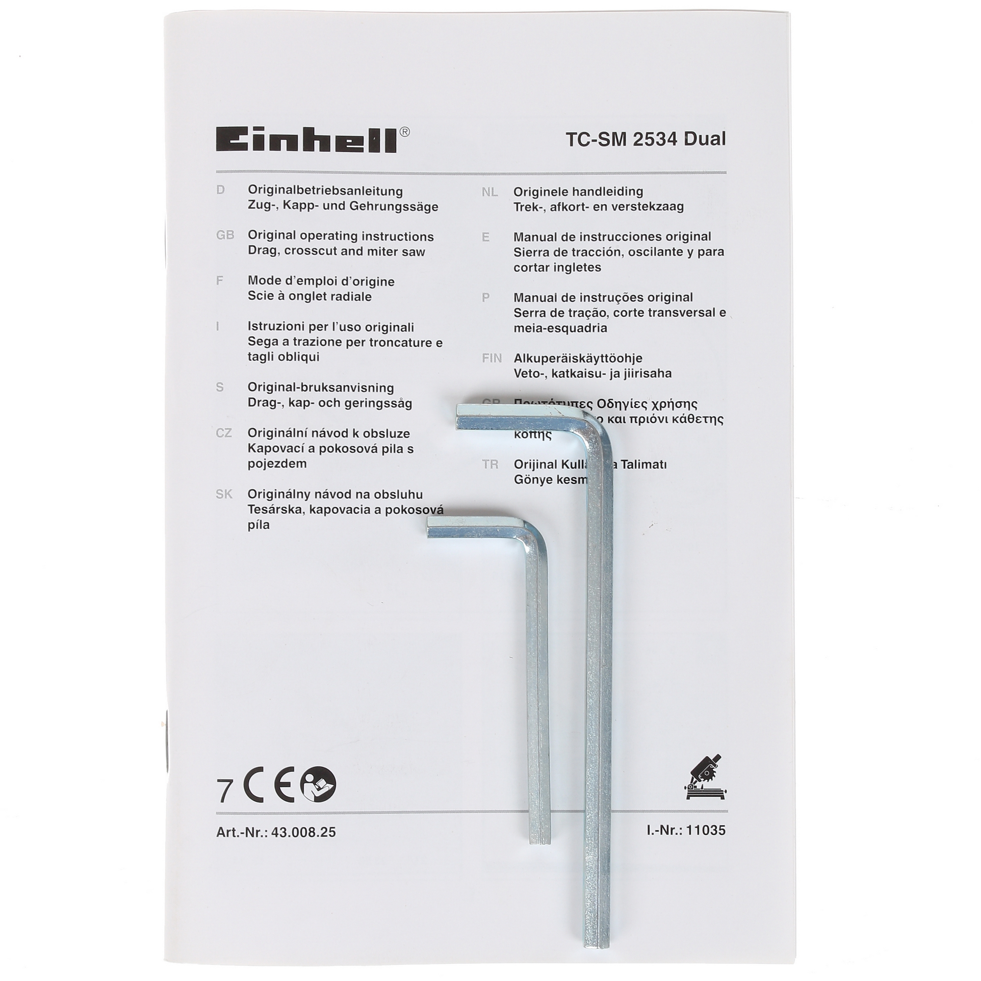 Торцовочная пила  Einhell TC-SM 2534 Dual 8107434 STDN-0012910 - Вид №9