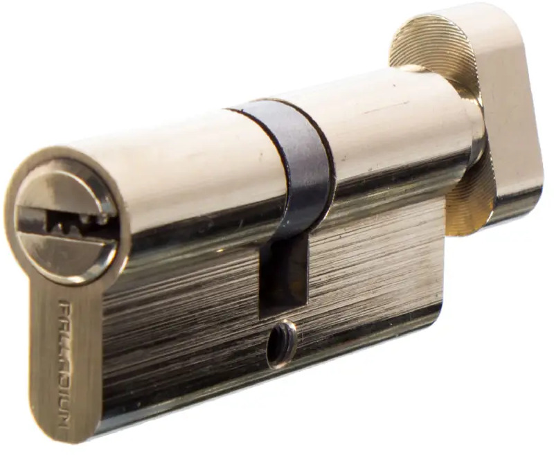 PALLADIUM Цилиндр замка ключ-вертушка золото 70мм с защитой от взлома 17216975