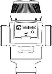 3158 02 00 VTD582Ротационные приводы » Esbe серии VTD500  - Вид №1