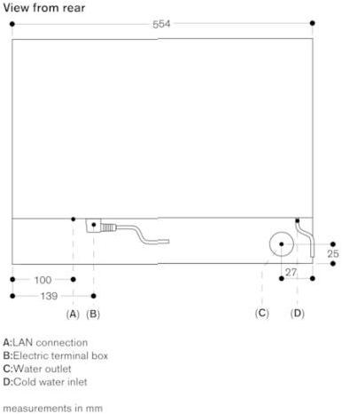 Gaggenau Комбинированная стеклянная печь Serie 200 Bsp271111  - Вид №3