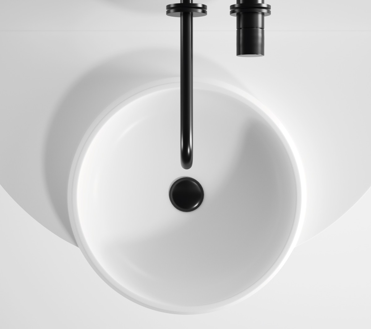 Ex.T ARCO Консоль с раковиной, зеркалом и посудой EXARCO/NE  - Вид №3