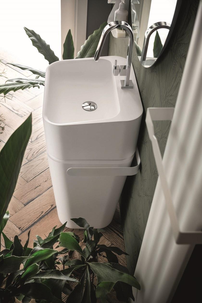 Напольная раковина стоящая овальная ARBLU TULIP sun-id-1451285 - Вид №3