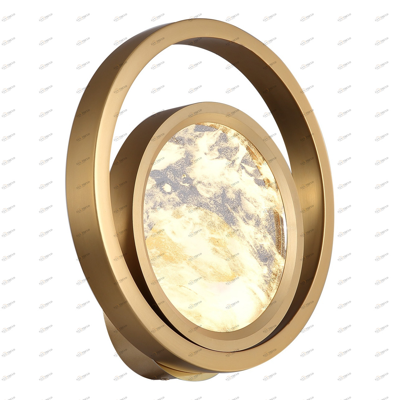 Светильник настенный золотистый Moon Light 3A ant.brass MB8700-1A antique brass DELIGHT COLLECTION  00-3882913 Золото 