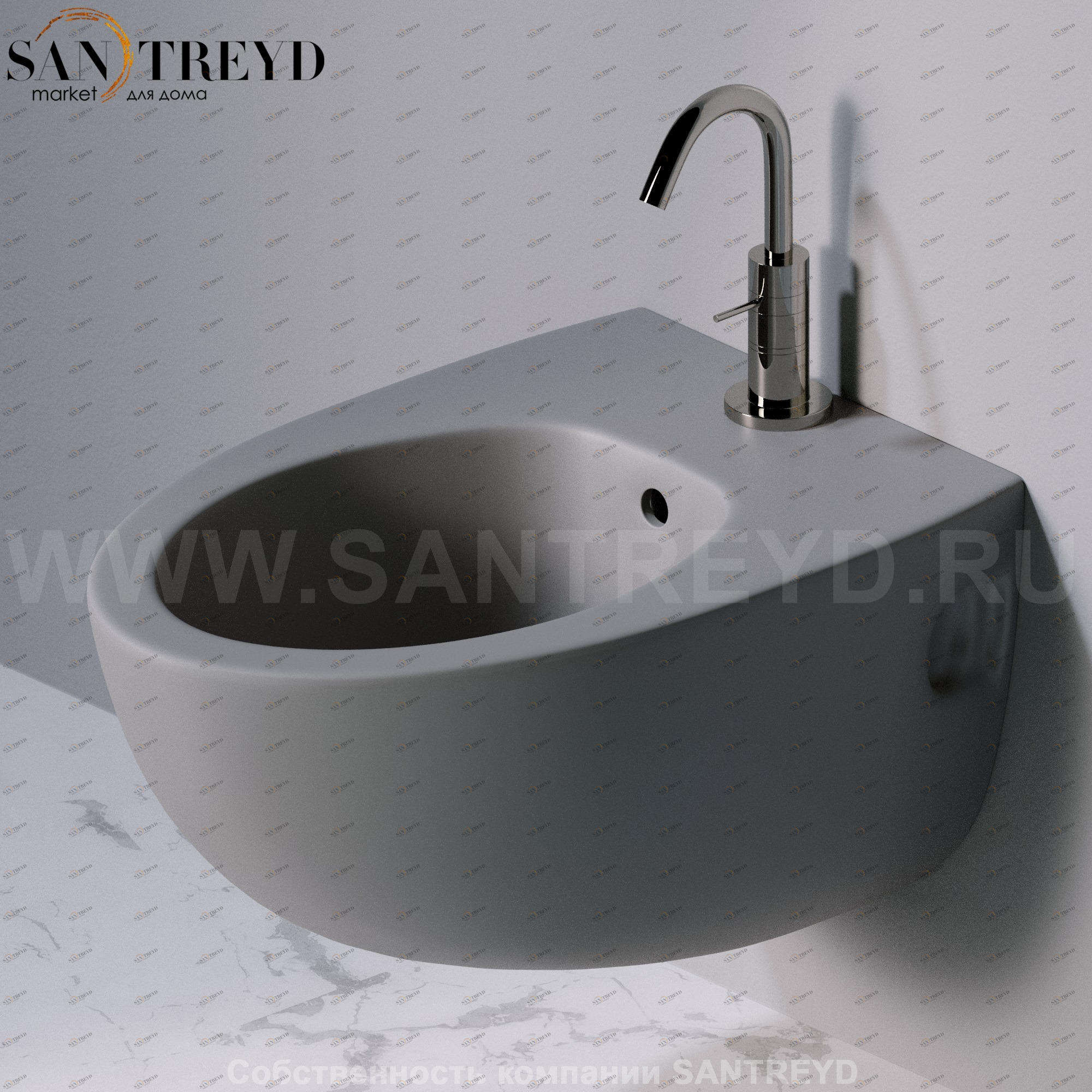 S512116 Биде подвесное OVAL A. e T. Italia AeT ITALIA