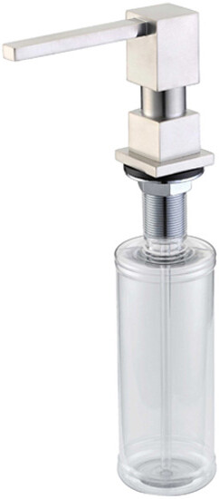 Встраиваемый дозатор ZorG Inox ZR-22 STEEL для жидкого мыла, сталь