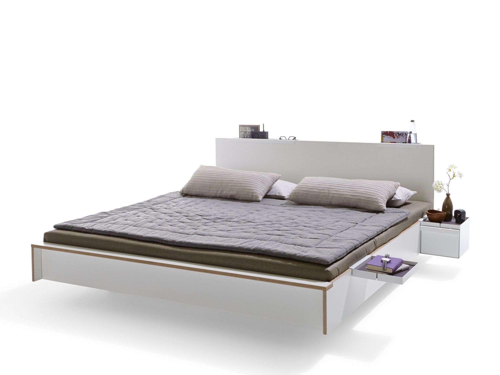 Двуспальная кровать из многослойной ткани Müller Small Living Flai ARCH-00048849 - Вид №14