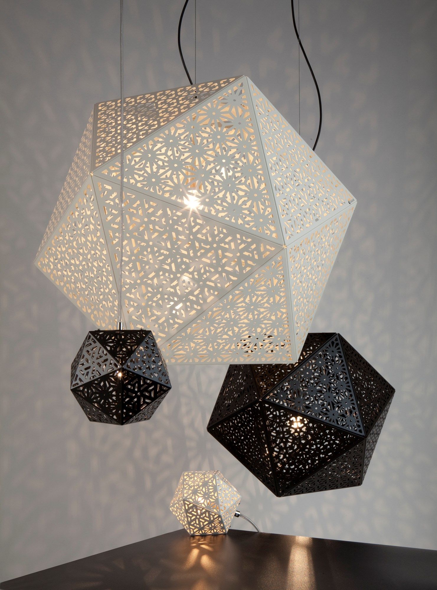 Окрашенный металлический галогенный подвесной светильник Quasar ARCH-00064346 - Вид №1