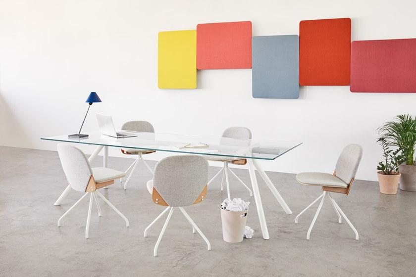 Capdell Прямоугольный стол из стали и стекла W sun-id-1404839 - Вид №6