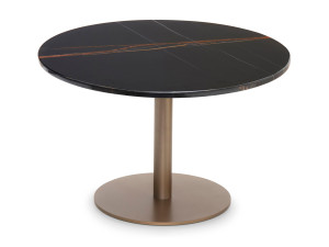 Круглый мраморный журнальный столик