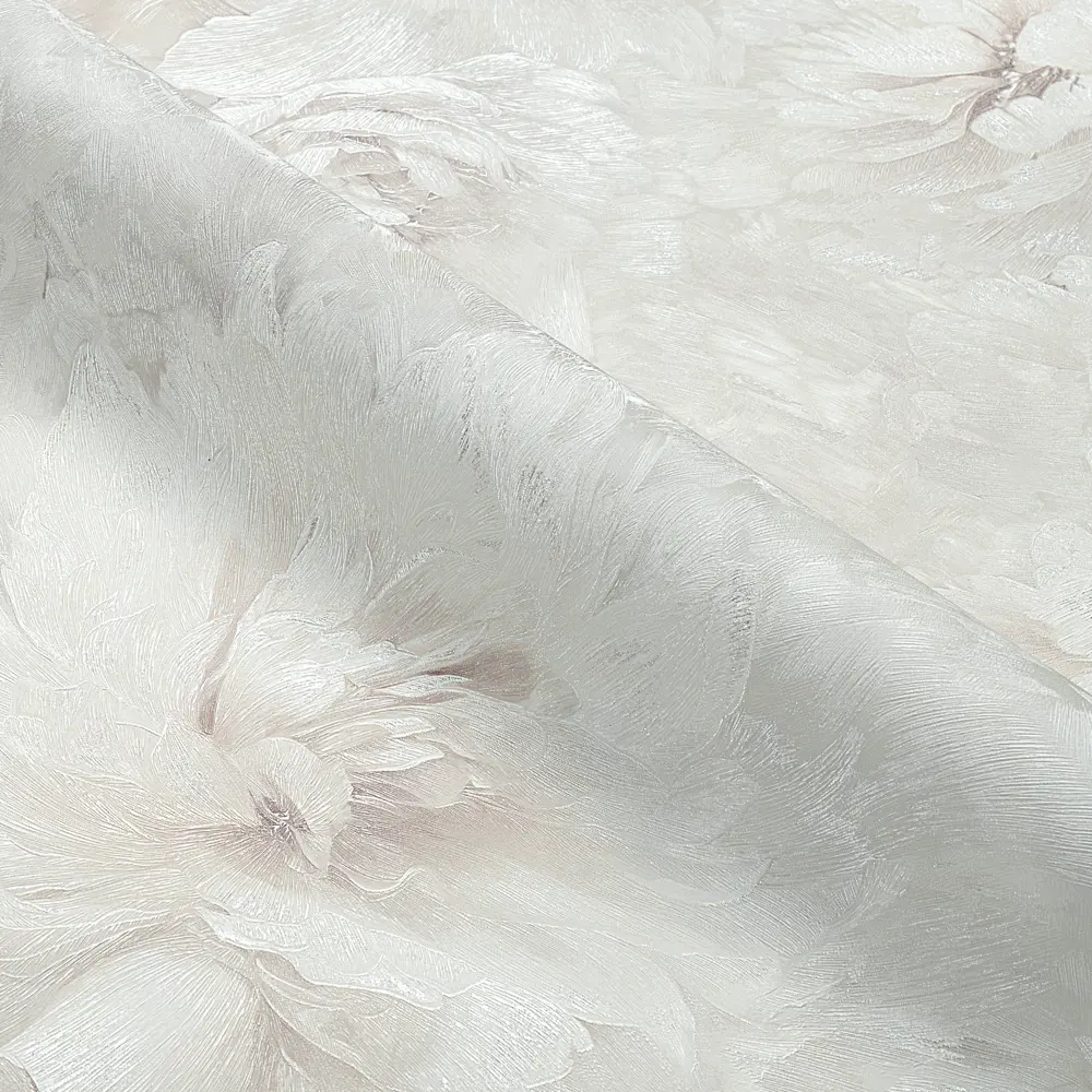 Обои флизелиновые Ateliero Bella светло-бежевые с цветочным рисунком в стиле кантри 89416913 STLM-1579189 - Вид №3