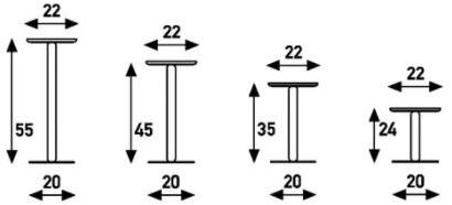 Artifort Подставка для посуды / пьедестал из стали и дерева Balans sun-id-1414977 - Вид №5