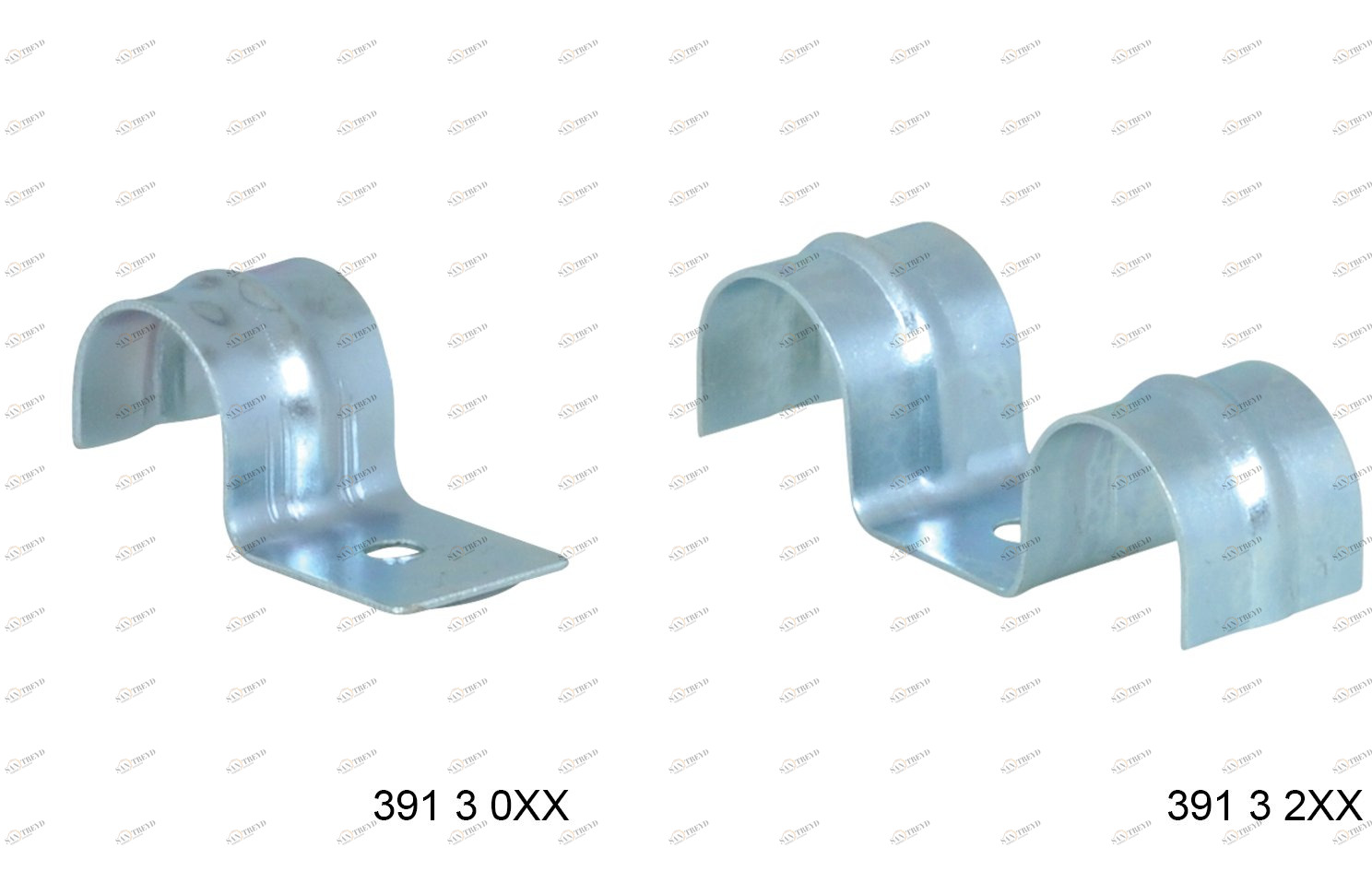 3913020 Монтажные профиля BIS Напольные хомуты для монтажа труб к полу WALRAVEN 