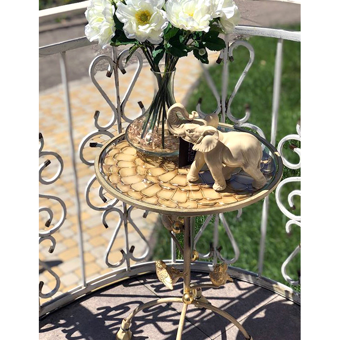 19034 Столик Терра Птички Айвори BOGACHO 4627155813727 - Вид №8