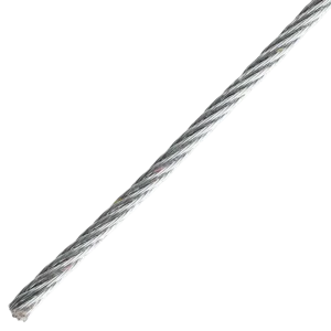 Стальной трос Tech-Krep оцинкованный 6×40 м для промышленных работ 89391084