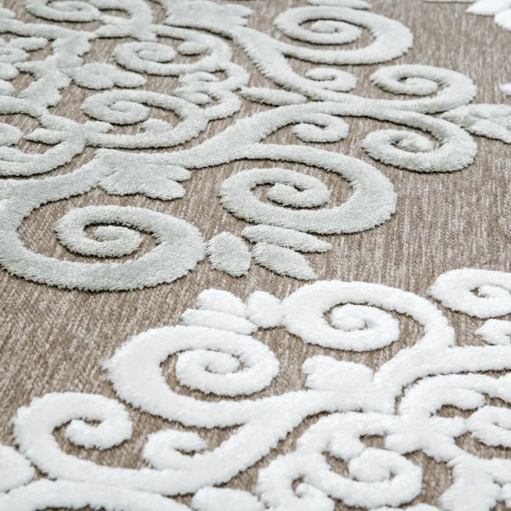 Ковер вискоза Genova 001/655590 ø160 см цвет мультиколор RAGOLLE STLM-2053870 - Вид №3