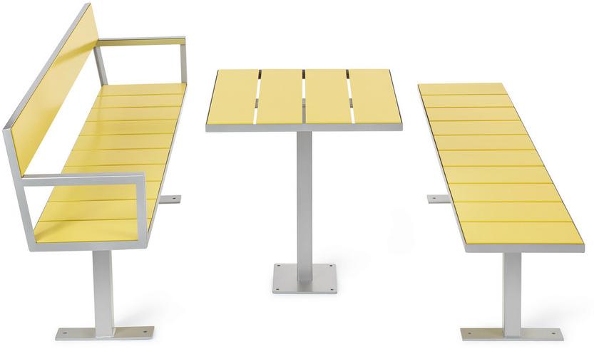 Nola Industrier Скамья стальная без спинки Sidewalk sun-id-1497646 - Вид №1