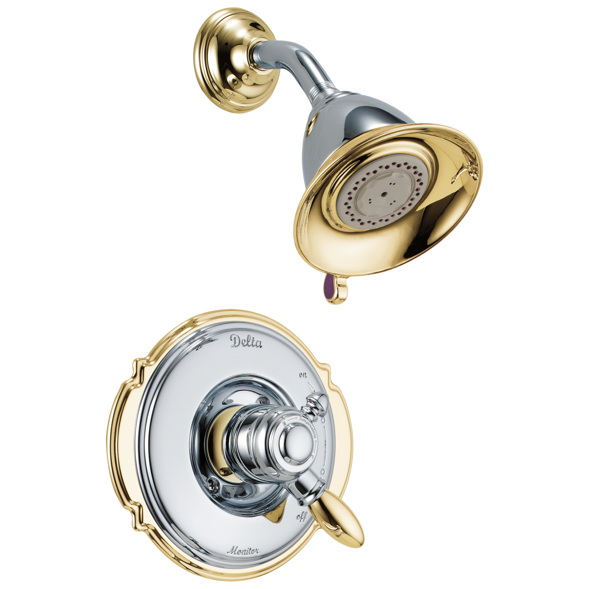 T17255-NP Облицовка для душа Monitor® серии 17 Delta Faucet Victorian Жемчужный никель и латунь