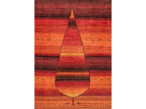 Прямоугольный шерстяной ковер