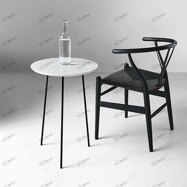 СТОЛИК КОФЕЙНЫЙ СТОЛИК С КАМЕННОЙ СТОЛЕШНИЦЕЙ ACE 55Х60 СМ Neutra Design AT55601