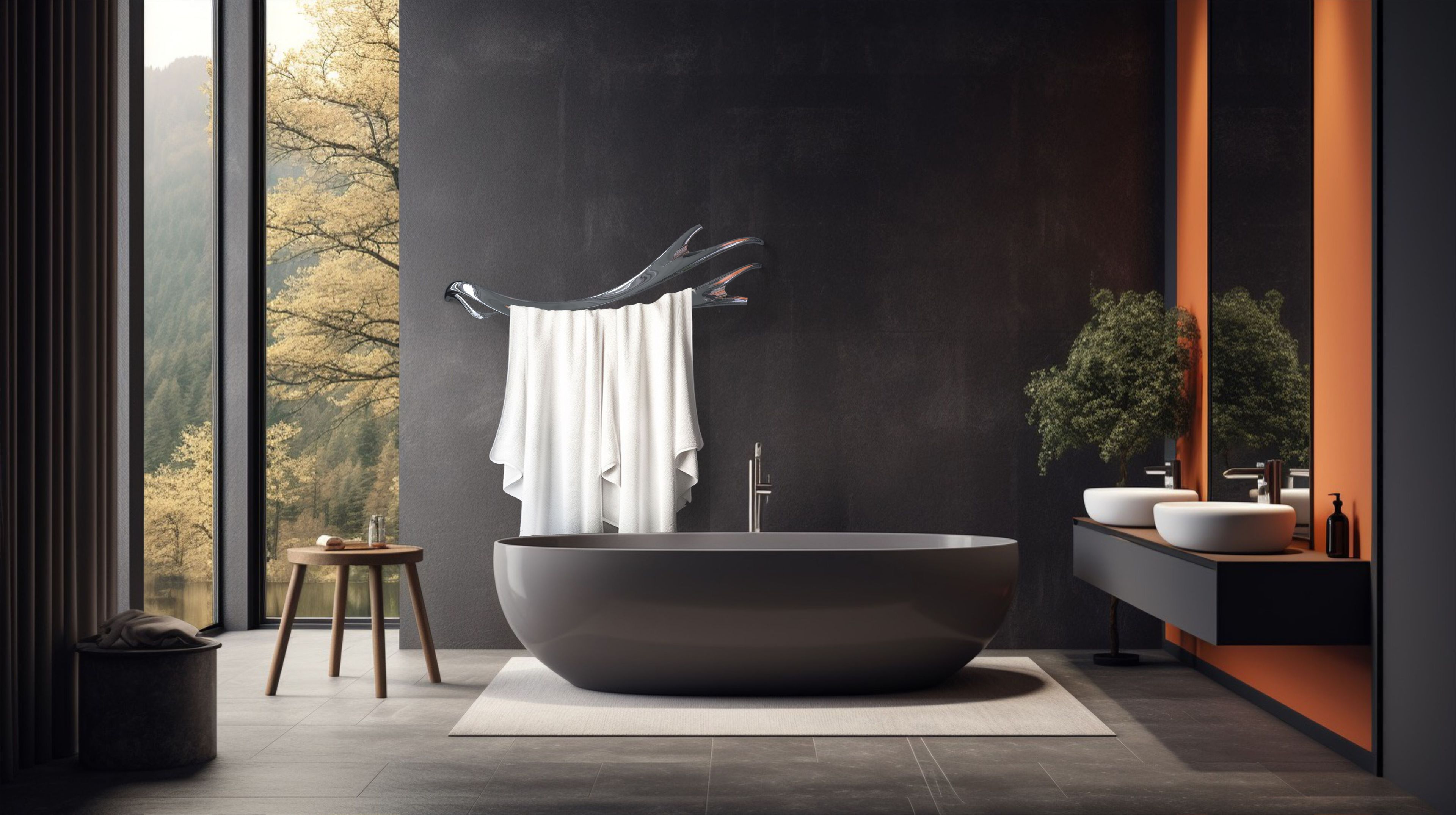 Полотенцесушитель из нержавеющей стали P&Bhusri Master Art Style ARCH-00130571 - Вид №1