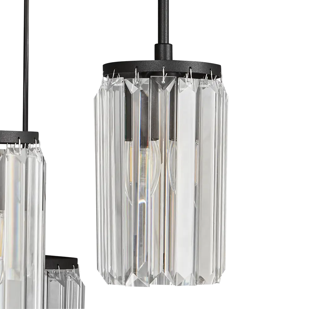 Подвесной светильник Vitaluce Max V4265 с тремя прозрачными плафонами 82890742 STLM-0923911 - Вид №5