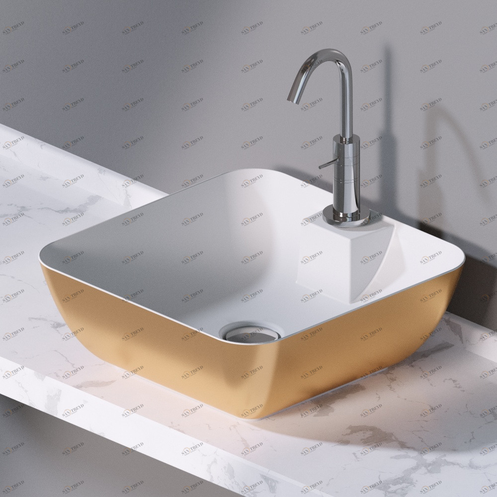 L606350 Накладная раковина на столешницу  прямоугольная A. e T. Italia ELITE AeT ITALIA