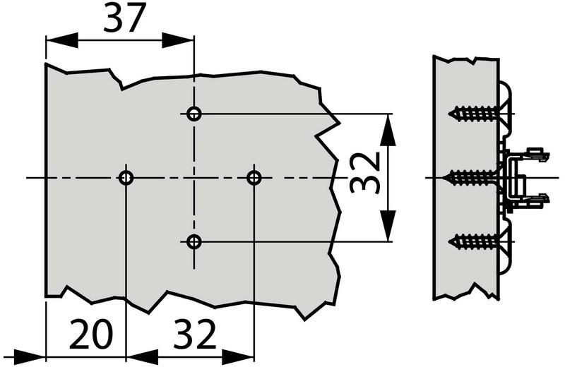 Würth Петля мебельная Piastra di montaggio tiomos F058139746 - Вид №4
