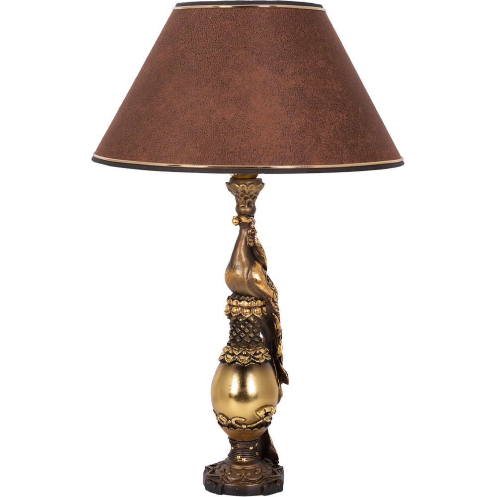 32081,34013 Настольная лампа Павлин Шоколад BOGACHO 4627138210871, 4627138151556