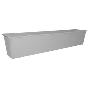 Балконный ящик Ingreen 80 см 14 л серый пятиугольный 89416371