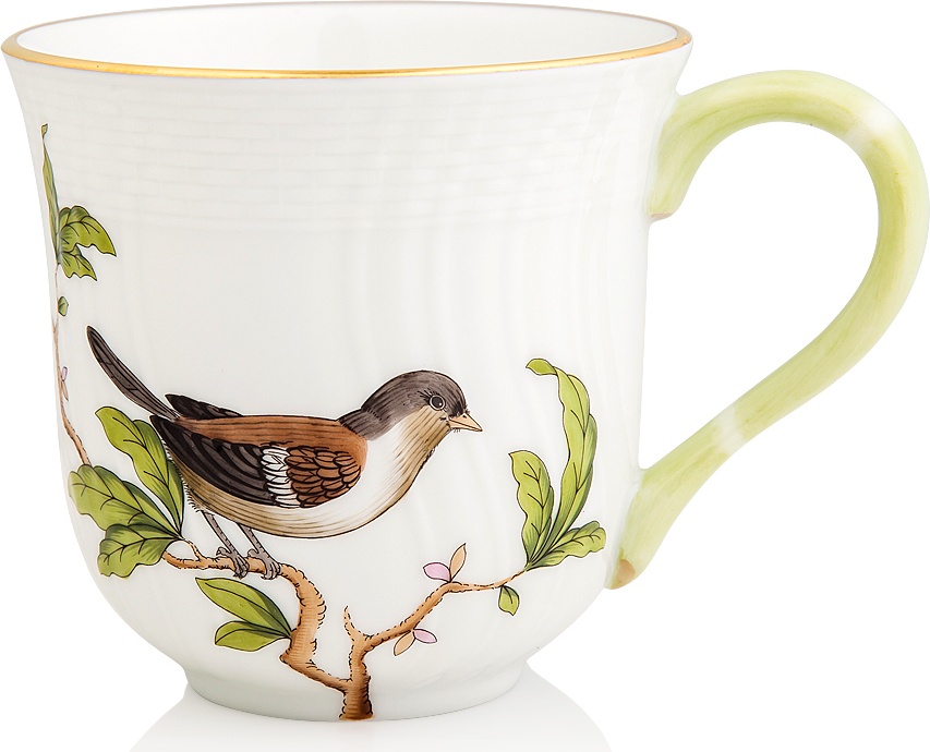 10628322 Herend Кружка для молока 330мл "Птицы" п/к Фарфор 