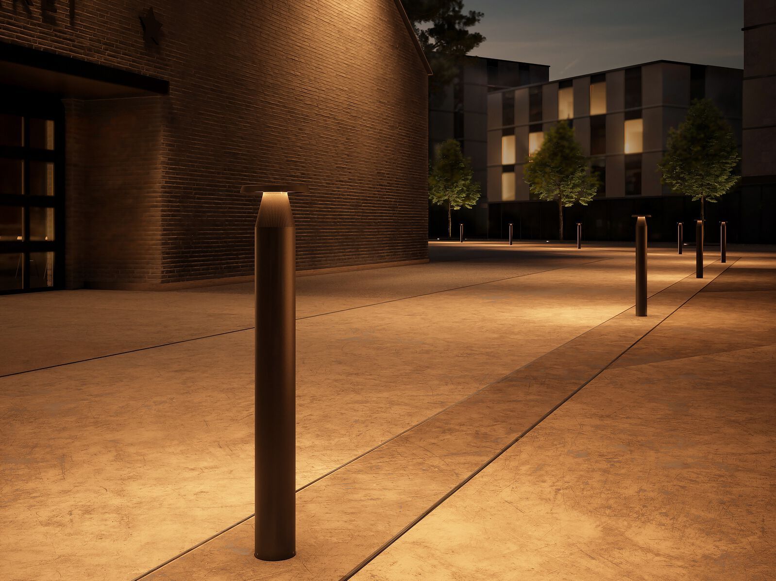 Алюминиевый светодиодный световой столб L&L Luce&Light OLO 1.0 ARCH-00144620 - Вид №8