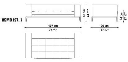 Maxalto Диван из ткани Simplex sun-id-1446515 - Вид №3